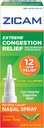 Zicam Extreme Congestion Relief No-Drip Liquid Nasal Spray kanssa rauhoittava Aloe Vera, 0,5 Ounce (paketti 2)