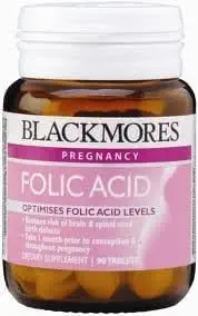 Blackmores Viltamins Folic Acid för kvinnor som är redo att ha ett barn 90 tabletter. [Fri för dig skönhetsgåva]