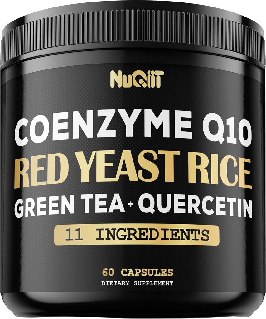 Punainen riisi 13500 mg Vihreä tee 4500 mg Quercetin 4500 mg täydentää & enemmän - Tuki sydänterveys, immuunijärjestelmän ja kehon tasapaino - 60 kapselia