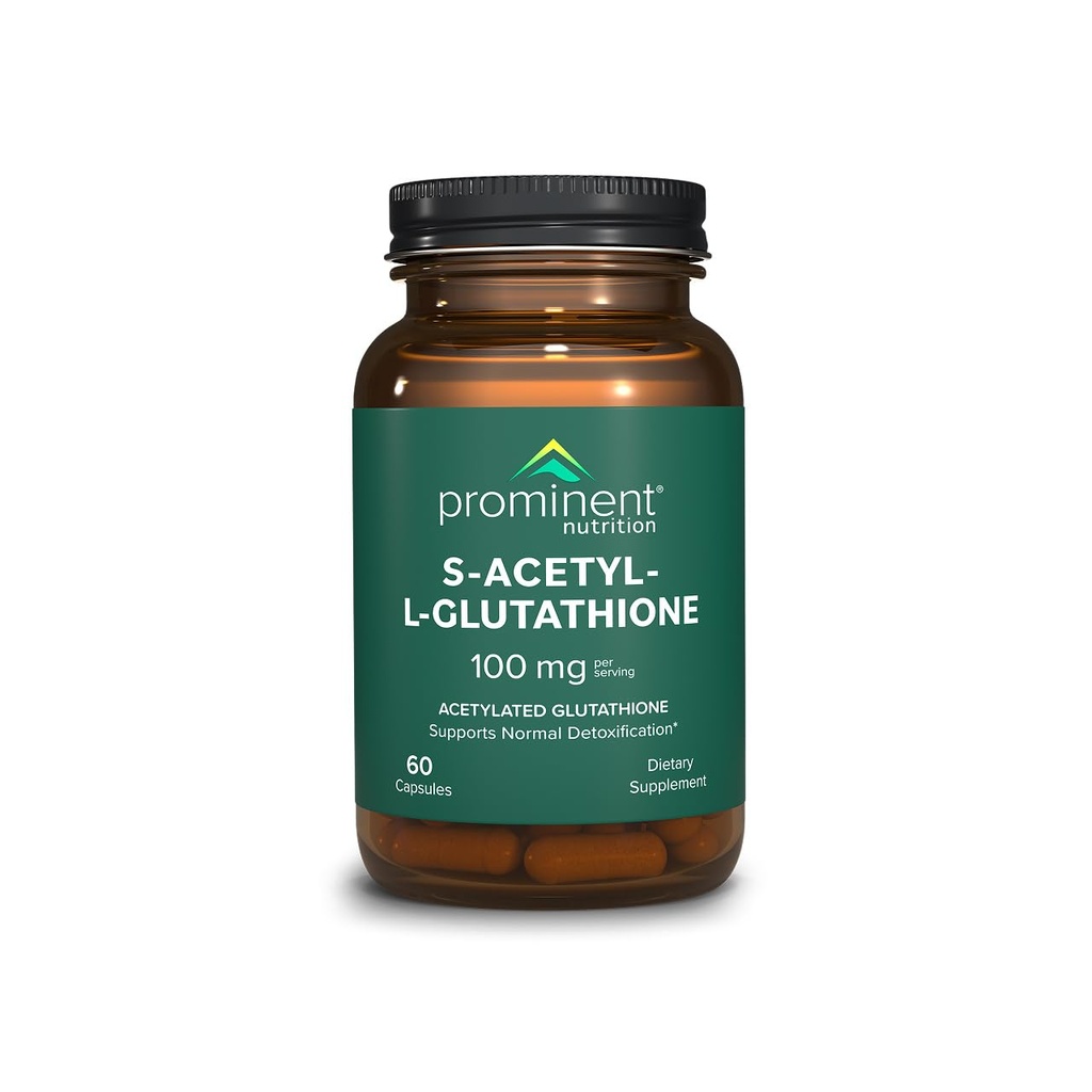 Merkittävä ravitsemus S-asetyyli L-glutationi täydentää - Kliinisesti tutkittu Emodion Asetyloitu glutationi normaalin maksan detoxification tuki & optimaalinen antioksidantti vaikutus, vegan - 1 pakkaus