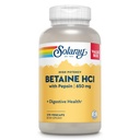 Solaray High Potency Betaine HCL kanssa Pepsin - Kloorivetyhappo täydentää ruoansulatuskanavan - Betaine Hydrochlorothiade ja digestiivinen Enzymes - Gut Health Support - 60 päivän takuu, 275 VegCaps