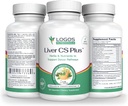 Logos Nutritionals-Liver CS Plus-60 Powerful Liver Detox Formula Veggie Caps - lisää glutationia ja vähentää hapettava stressi.