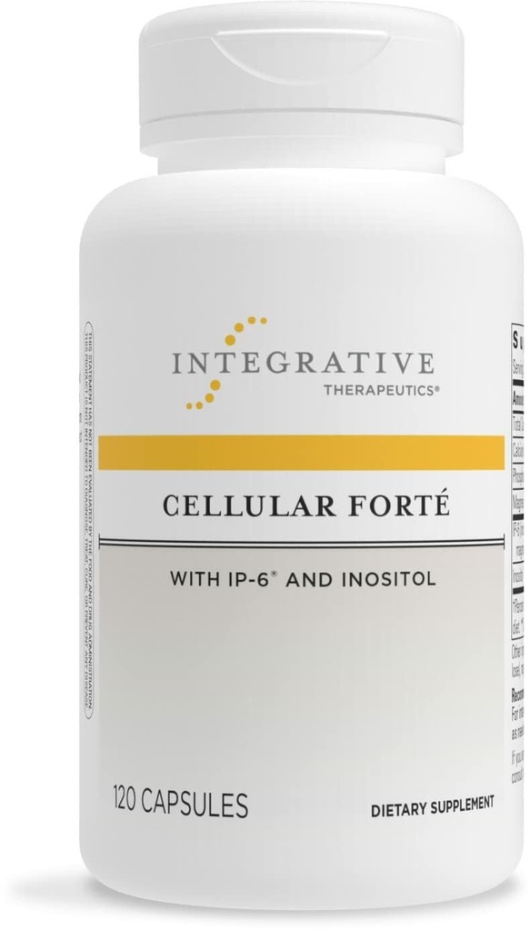 Integrativ terapeutik Cellular Forte - Inositol Supplement för Immune System & Cell Health Support * - Innehåller IP-6 - Vegan, Gluten-Free & Dairy-Free - 120 kapslar (60 portioner)