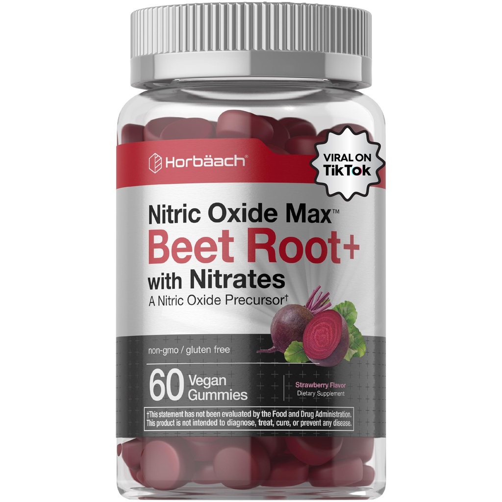 Horbäach Typpioksidi Beet Root Gummies 
