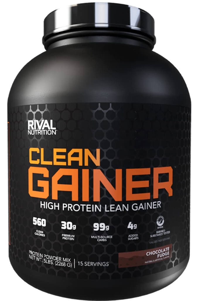 Rival Nutrition Clean Gainer - suklaatoffee, 5 kg.