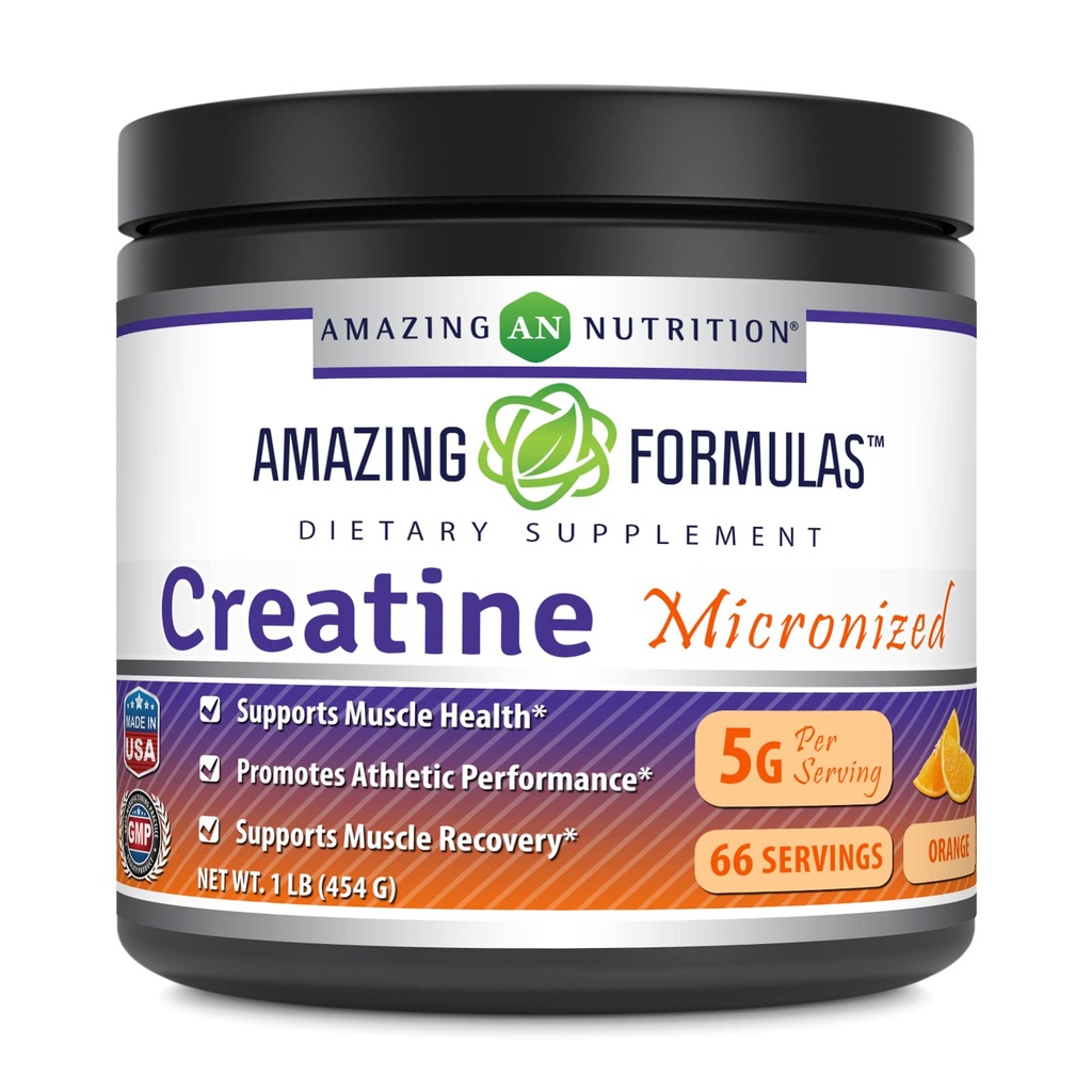 Amazing Formula Micronized Creatine Monohydraatti Powder Supplement ... 5000 mg per Serving...