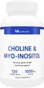 ML Naturals Choline & Myo-Inositol 120 Vegetable Capsules, NSF-Certified & CGMP-Compliant