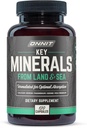 Onnit Key Minerals: Kalsium, magnesium, molybdeeni, ja Jodi Supplement (120ct)