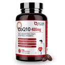NATURE TARGET CoQ10-400mg Plus PQQ with Vitamin E & Organic Olive Oil - Coenzyme-Q10 with BioPerine - High Absorption Antioxidant-for-Heart-Health and Energy Production,120 Servings
