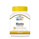2000-luvun Biotin-tabletit, 10 000 mikrog, mauttomat 120