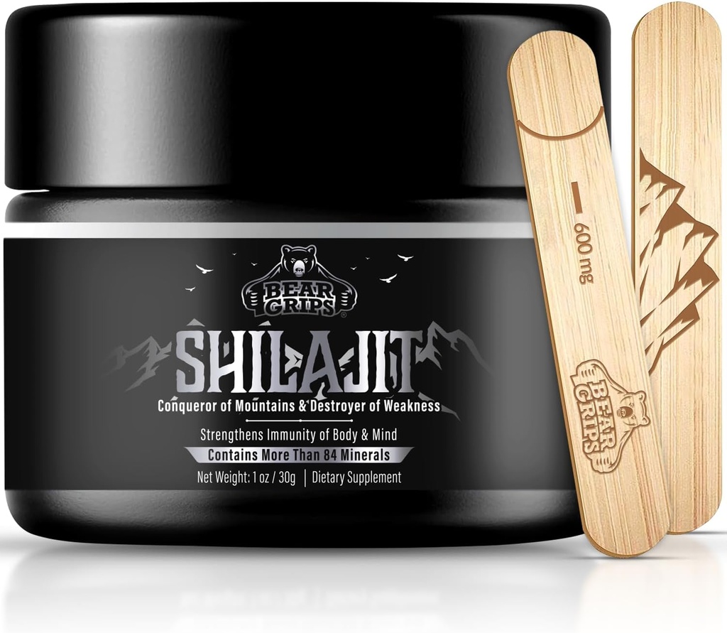 Shilajit Pure Himalayan Organic - Pure Himalayan Shilajit Supplement - Original Shilajit för Män Pure Shilajit Resin med 85 + Trace Minerals och Fulvic Acid, Support Metabolism & Immune System - 30g