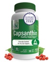 Health Thru Nutrition Capsanthin 40mg - Ultimate Eye Supplement . Terve Vision Support & Blue Light Protection Dry Eye Relief Capsicum Annuum -pakkaus 30