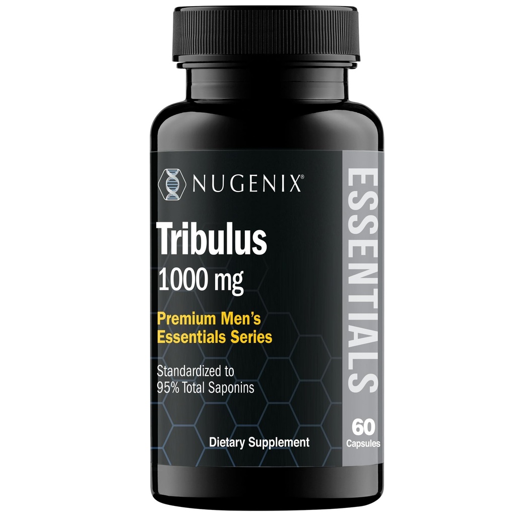 Nugenix Essentials Tribulus Terrestris miesten uute - 95% yhteensä saponiinit, 1000 mg korkea teho, extra vahvuus, 60