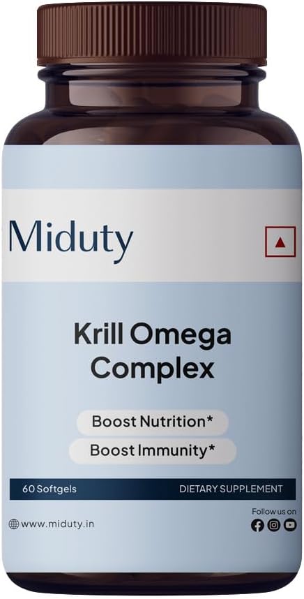 Krill Oil - Wild Salmon - Omega 3 Krill Oil - Astaksantiini - EPA & DHA - 60 Softgels