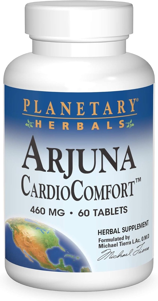 Planeetan kasvirohdos Arjuna Cardio Comfort Tabletit, 460 mg, 60