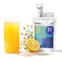 Sleep Aid Powder - Calming Drink for Deep Sleep Liposomal Saffron, Magnesium & PharmaGABA Melatoniinivapaa luonnollinen täydentää vähentää stressiä ja parantaa unen laatua Kamomilla sitruunaa 28