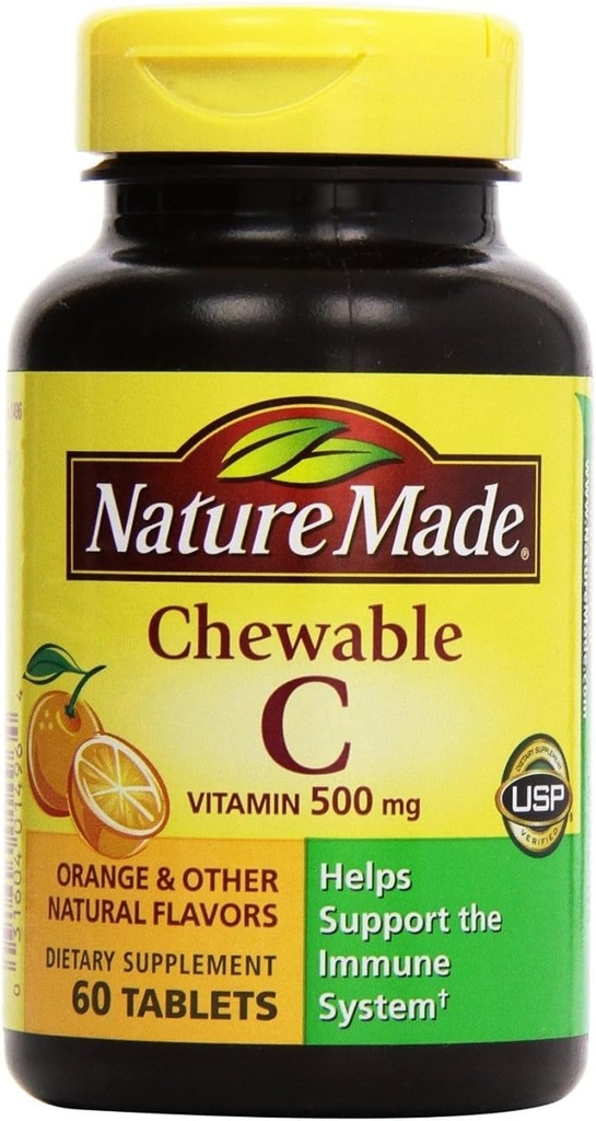 Nature Made - Vitamin C 500 mg, 120 Tabletter (Twin Pack 2 x 60)