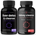 NutraChamps Liver Cleanse Kapselit ja Munuaisten Cleanse Kapselit 2 Pack Bundle