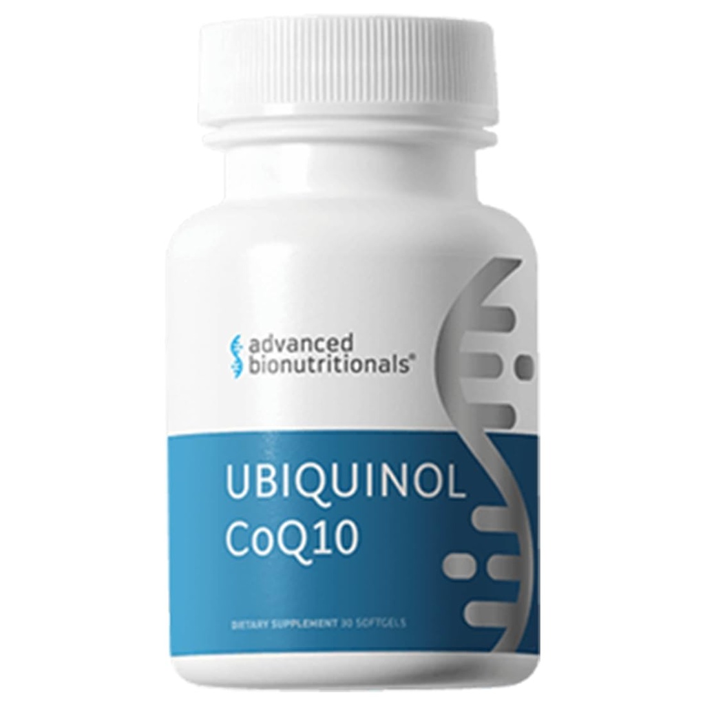 Advanced Bioravinteet Ubiquinol CoQ10, Lisääntynyt energiantuotanto, luonnollinen antioksidantti täydentää, valmistettu Yhdysvalloissa, 30 Softgel