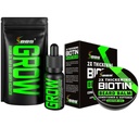 Skäggtillväxt Kit w / GROW XXL Beard Oil / Serum för ansiktshårtillväxt för män + 2X förtjockning Biotin Mustache Wax & Balm för män - Conditioner & Softener - Formulerad i Amerika
