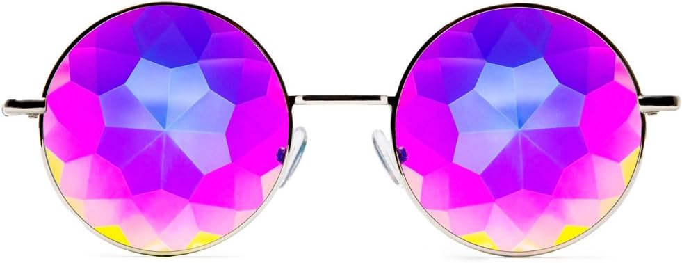GloFX Kuvittele Kaleidoskooppi lasit - Metal Frame - Sateenkaari Diffraktio Rave EDM Festival