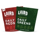 Laird Superfood Reds & Greens Bundle, Prebiotic Daily Greens och Antioxident Daily Reds Powder, 14.8oz