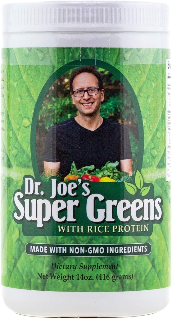 Tohtori Joen Super Greens - Vegan, Green, Superfood Powder with Rice Protein