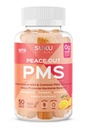 SUKU-vitamiinit - PMS Gummy Supplement Chasteberry lievittää PMS ja vaihdepause Peach Mango Gummies (50 count)