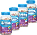 Ruoansulatuskanavan edut Kids Natural Fruit Flavors Probiootti Gummies lapsille Occassional turvotus, Minor vatsan epämukava ja Gut Health, 60 Count Gummies (4 pakkaus)