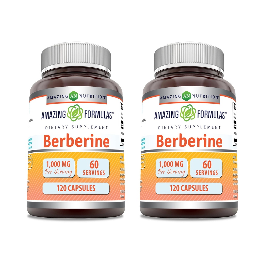 Amazing Formula Berberine 1000mg per tarjoilu kapselit Supplement 
