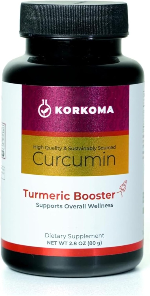 Turmeric Booster - Organic Turmeric Superfood kanssa Curcumin Extract, tukee immuunijärjestelmä, hoitoaineet Terve iho & yleinen hyvinvointi