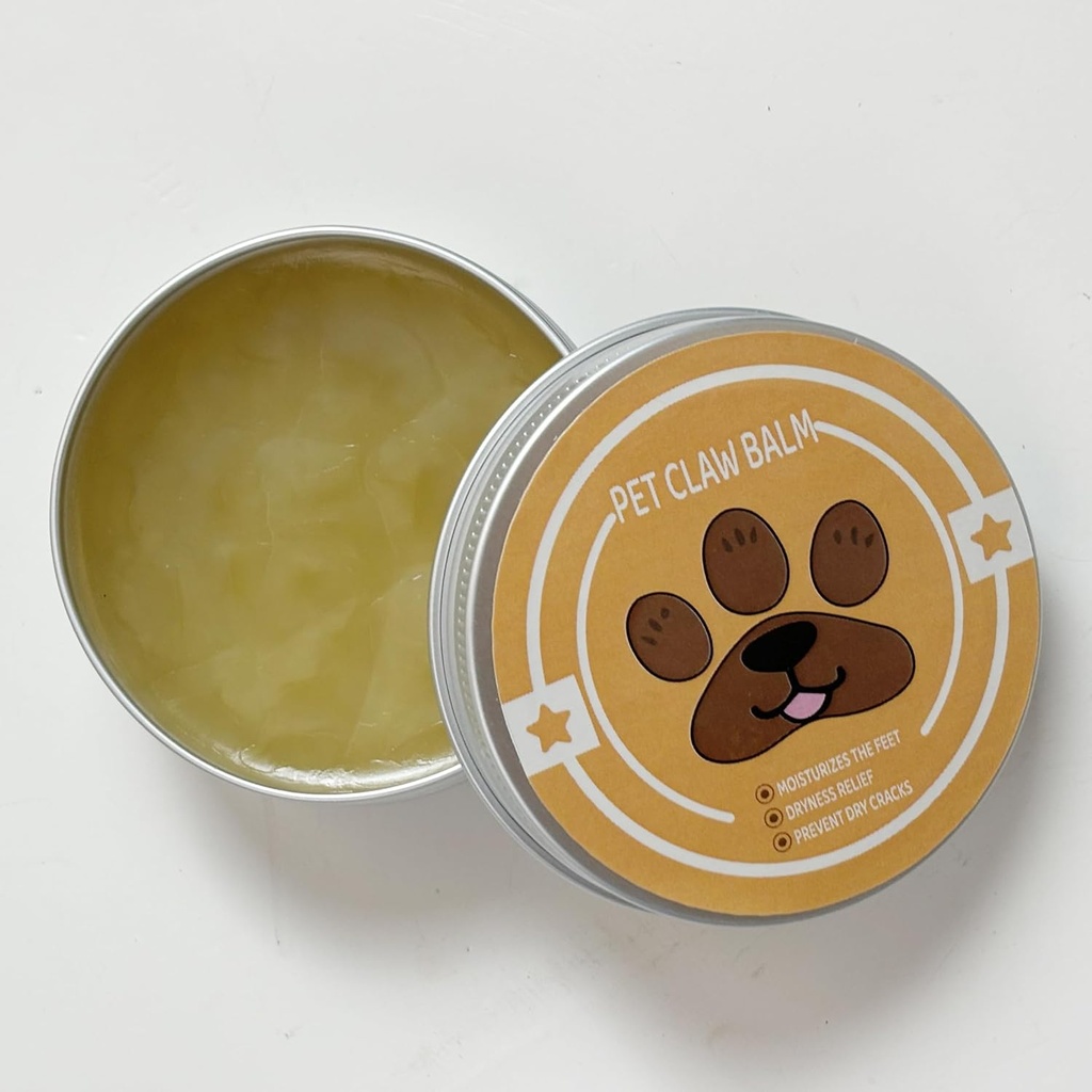Luonnollinen koiran tassun kaljuuntuminen koiran ja kissan tassun suojain, ravitsevat ja korjaavat tassut kuivuudesta, vahinko/ 1 pakkaus, 1, 76 oz