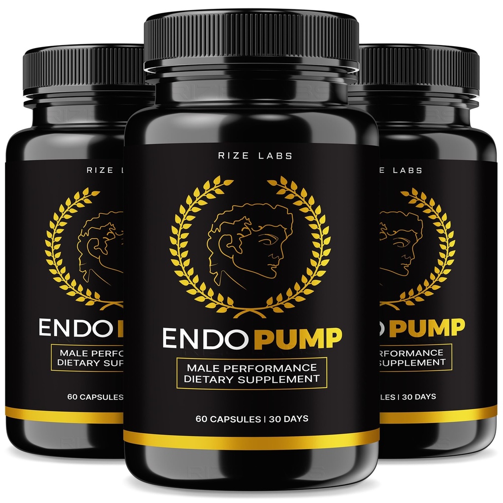 Rize labs - Endopump kapselit Tuki täydentää, Advanced Formula for Mies Performance, Tarjoaa energiapumppu & Extra Strength (180 kapselia)
