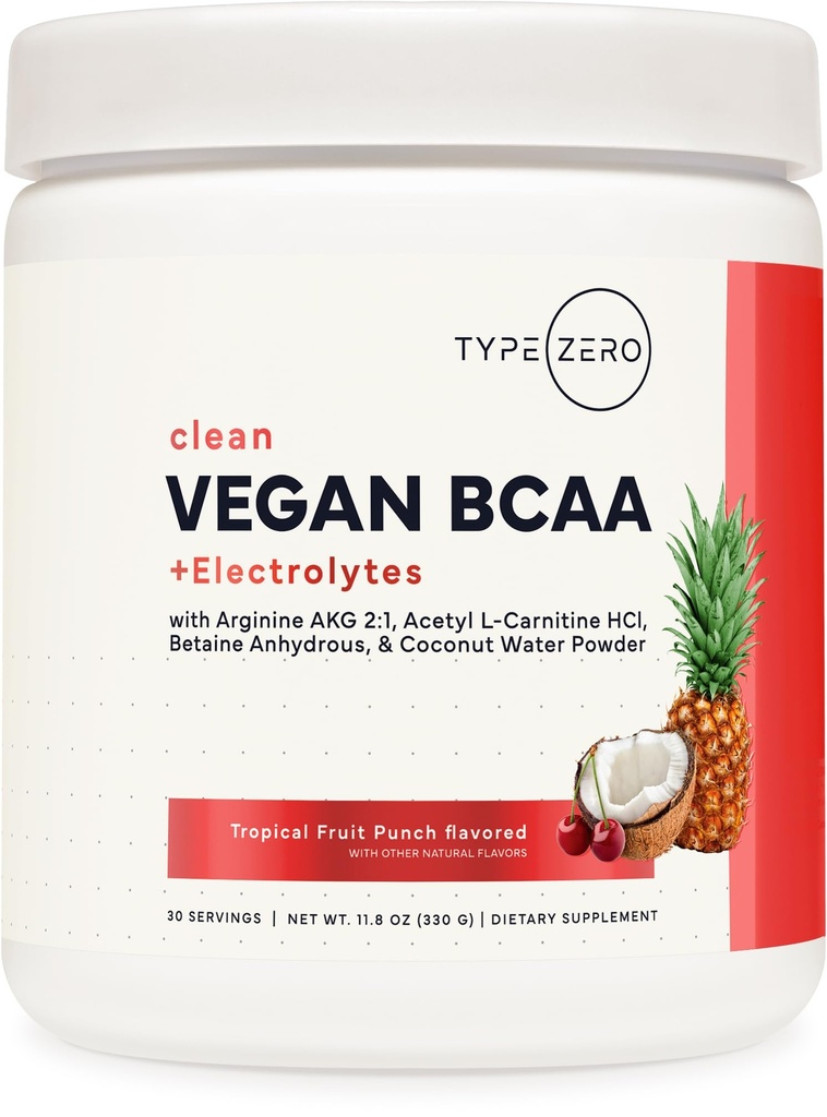 Tyyppi Zero Ultra Clean BCAA Powder + Elektrolyyttejä (Tropical Fruit Punch 