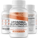 Liposomal glutation (Setria® 700 mg) - Glutathione - Glutathione Supplement - Active Form Pure Glutathione - Förbättrad absorption - Non GMO Antioxidant, Detox, Cardiovascular, Immune Health (60 ct)