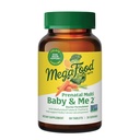 MegaFood Baby & Me 2 Prenatal Vitamiinit ja kivennäisaineet - Vitamiinit naisille - Folaatti (Foolihappo Natural Form), Koliini, Rauta, Jodi, ja C-vitamiini, D-vitamiini ja enemmän - 60 Tabs (30 Servings)