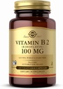 Solgar B2-vitamiini (Riboflaviini) 100 mg - 100 Vihanneskapselit - ei-GMO, Vegaani, Gluteeniton, Dairy Free, Kosher - 100 tarjoilua