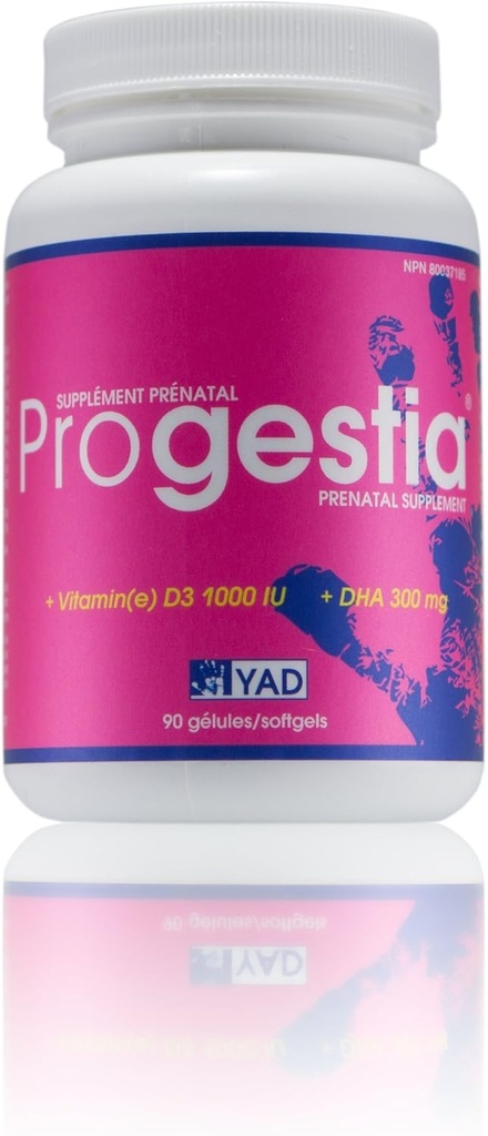 Progestian prenatal vitamiineja naisille Omega-3 rasvahapot EPA, DHA, Foolihappo, rauta, vitamiinit ja ravintoaineet ennen raskauden aikana, & post Raskaus (90 pillereitä 3 kuukauden tarjonta).