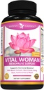 Potent Garden Menopause Relief täydentää musta Cohosh, Soy Isoflavones, ja Don Quai, Hot Flash Relief & Night Hweats Relief for women, non-GMO, 60 kapselia, 30 tarjoilua