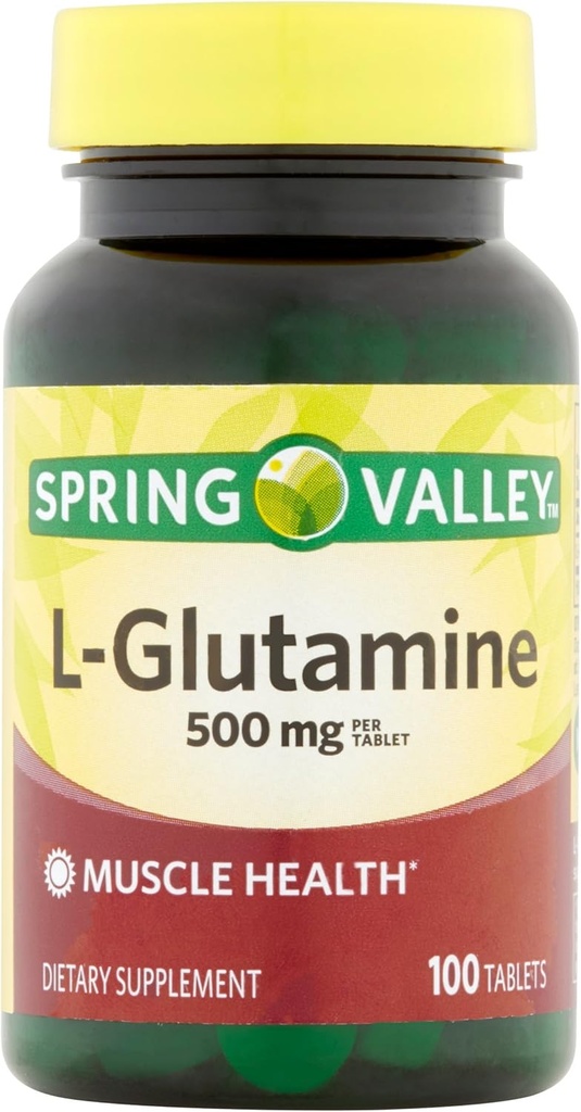 Spring Valley - L-glutamiini 500 mg, 100 tablettia