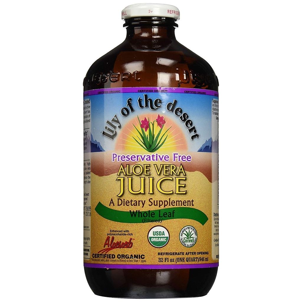Lily of the Desert Juice Aloe Vera Pf Whl Lea