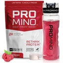 Promino® Essential Amino Acid Muscle Drink - 2X effektivare än Whey - NSF Certified for Sport - Sugar-Free Recovery Fuel - Raspberry, 30 portioner