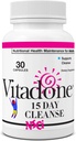 Cleanse - on otettava Ruoansulatuspuhdistus täydentää - Natural Laksative for Smooth Dgestive Systems - Pellava, Psyllium, Aloe Vera - Balance & Säännöllisyys - 30 ct.