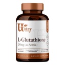 Utzy Naturals L-Glutathione | Immune Health & Antioxidant Support | Setria® 250mg Reduced Form Glutathione | Hög Absorption | Tillverkad i USA | 60 kapslar