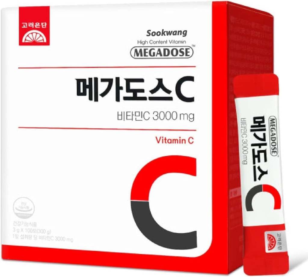Korea MEGADOSE C-vitamiini Powder 3000 mg ...