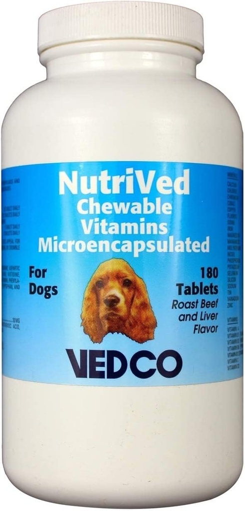 Vedco NutriVed purut vitamiinit koirille 180 tablettia