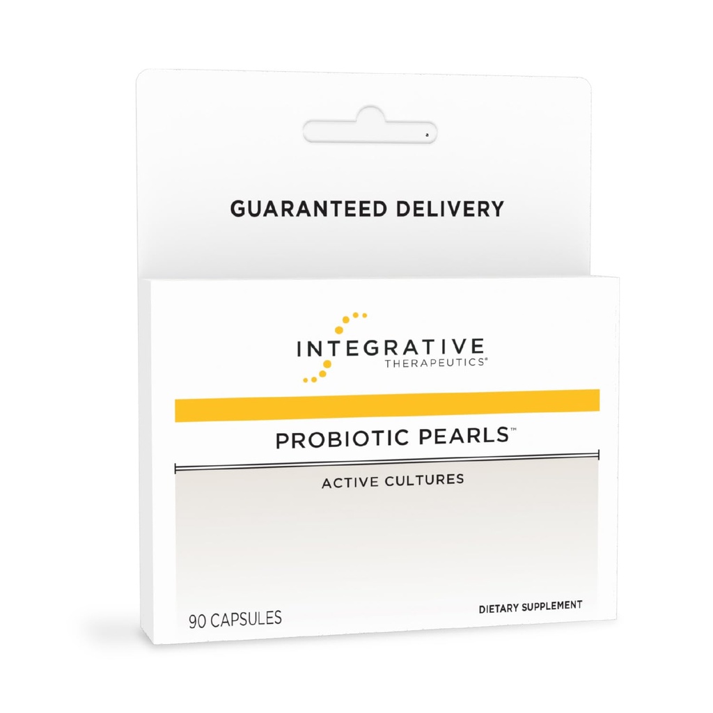 Integratiivinen Therapeutics Probiotic Pearls - Päivittäinen ruoansulatuskanavan täydentää Gut Health Support* - Probiootti kapselit Immuuniterveyden tukea * - soijaton - 90 Count (90 Servings)
