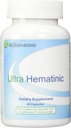 Nutra BioGenesis - Ultra Hematinic - Järn, B-vitaminer och koppar för järnabsorption, RBC Support och energi - 60 kapslar
