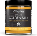 Tohtori Mercola Solspring Organic Golden Milk Herbal Supplement, 2.64 Oz. (75 g), Vegan Spice Blend Turmeric & Ginger, Non GMO, Gluteeniton, soijaton, USDA Organic