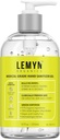 Medicinsk-Grade Hand Sanitizer Gel - 97% Organisk | 70% USP Ethyl Alkohol | Moisturizing Aloe + Hyaluronsyra | Freshly Made i USA | 12oz Flaska med pump